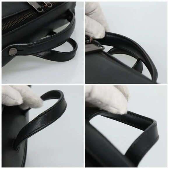 FENDI Hand Bag Leather 2way Black Auth PP274V - Picture 16 of 16